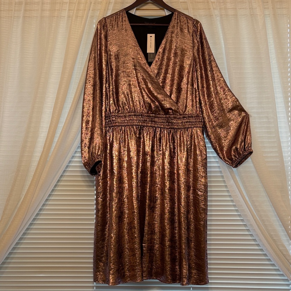 Lane Bryant Rose Gold Dress 18/20